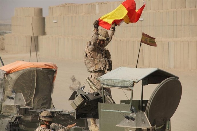 Un dels últims soldats en abandonar la base afgana de Qala-i-Naw