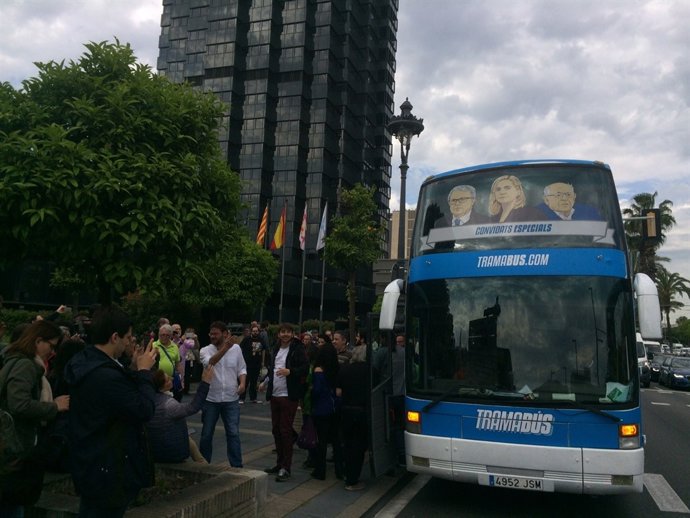 El Tramabús de Podem a Barcelona