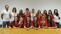 Felicitación del Gobierno de Cantabria al equipo femenino de voleybol cadete tras su subcampeonato de España