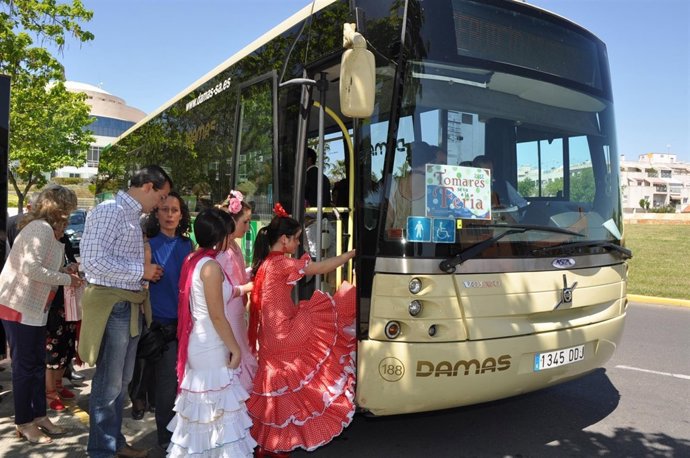 Autobús para la Feria de Abril de Tomares