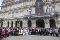 Unas 300 personas se concentran en A Coruña en apoyo a la familia del menor supuestamente asesinado por su padre