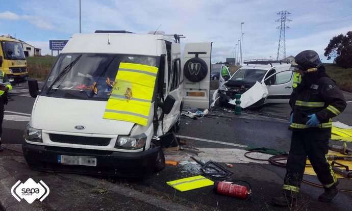 Accidente de tráfico en Coaña