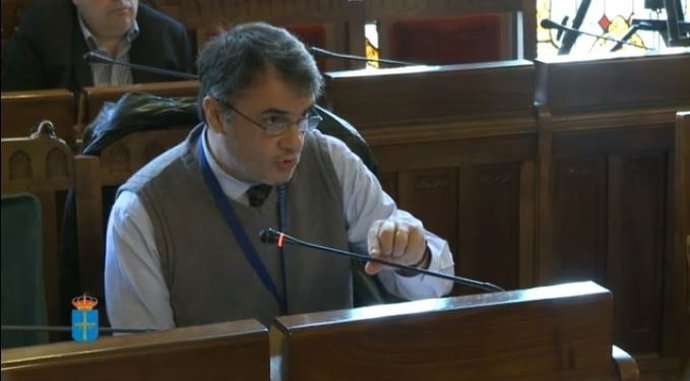 Carlos Martí Jufresa, durante su intervención en la Junta General. 