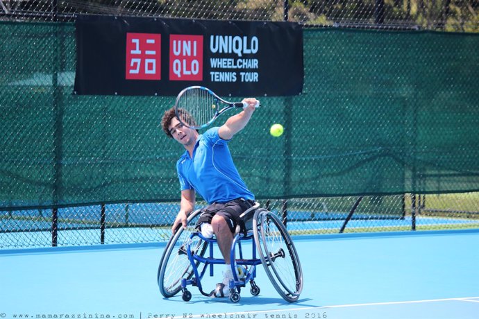 Dani Caverzaschi, jugador de tenis paralímpico