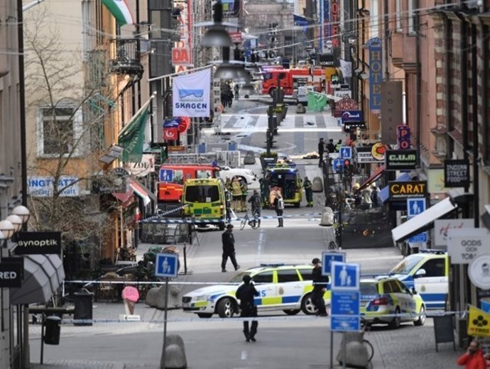 Atentado con un camión en Estocolmo