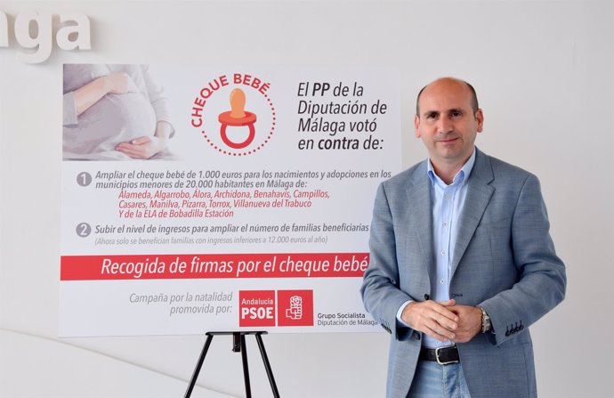 Francisco Paco Conejo PSOE portavoz diputación cheque bebé 