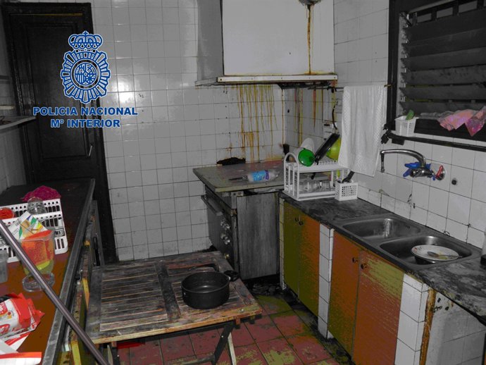 Cuina del domicili on vivien els boxadors nicaragüencs