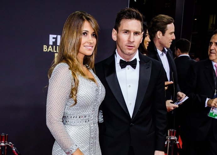 Leo messi y antonella