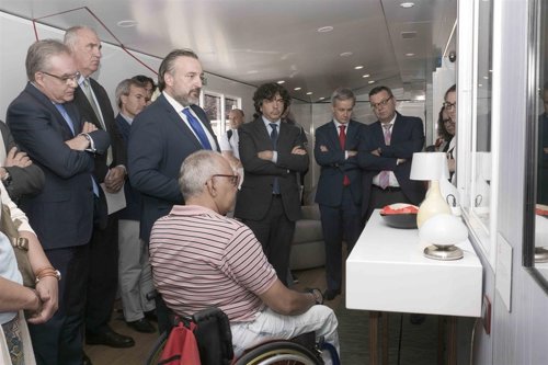 La casa sostenible y accesible de la Fundación ONCE en Madrid