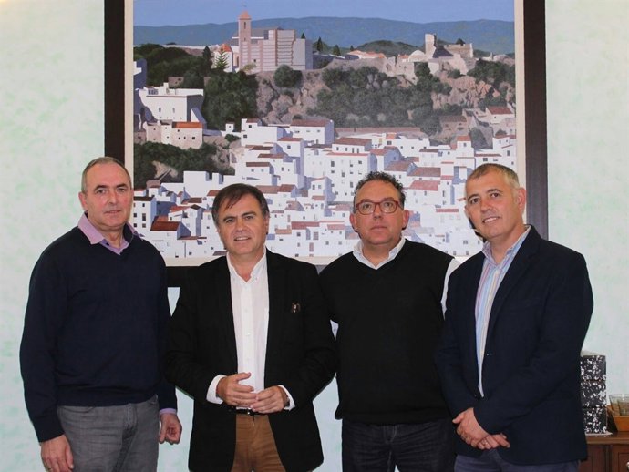 REunión alcaldes corte de carretera 