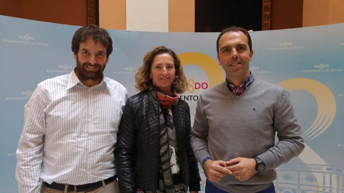 Millán con Autismo Sevilla.