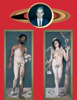 Cartell de l'obra 'Adam i Eva'