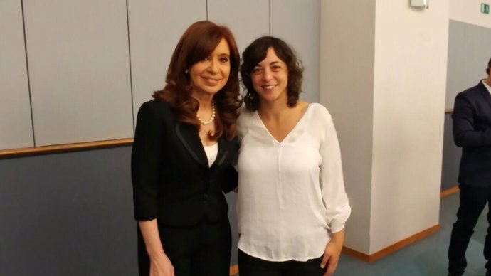Cristina Fernández de Kirchner y Tania González