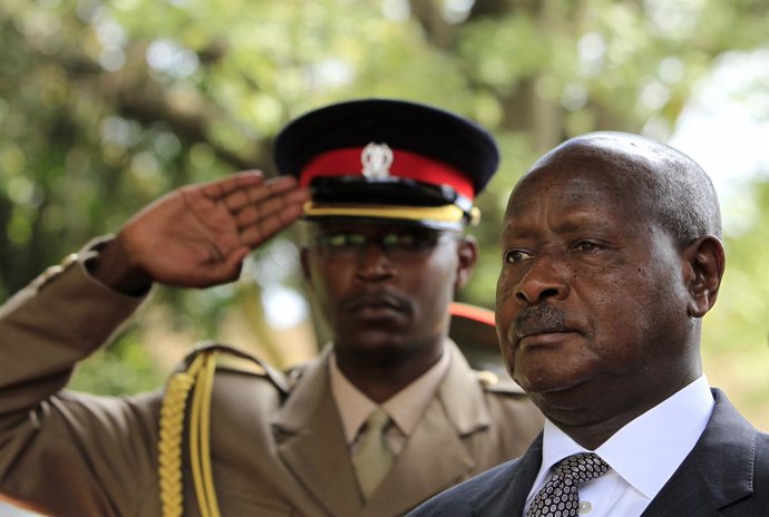 Yoweri Museveni, presidente de Uganda 