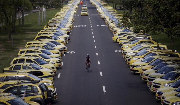 Taxis taxistas Uber Brasil