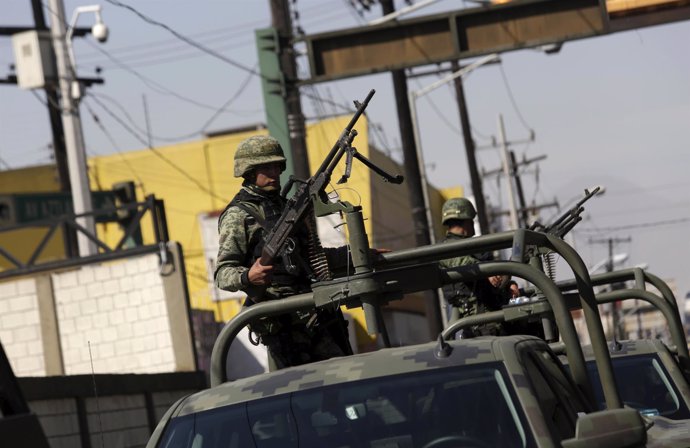 Patrulla militar en México