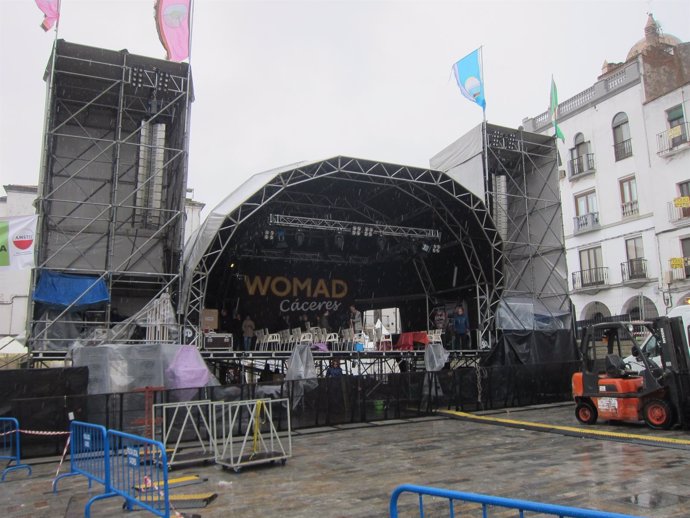 Todo preparado para arrancar los conciertos del festival Womad                 