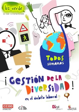  Valladolid. Cartel De La Campaña Contra La Diversidad