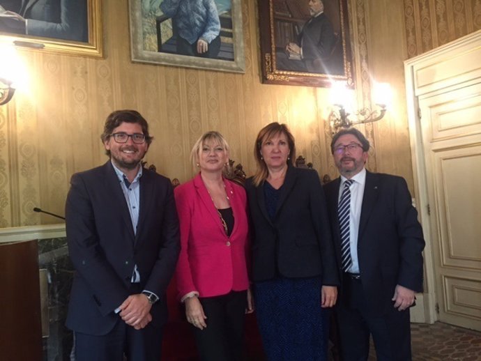 Javier Villamayor, Elvira Ferrando, Carme Mansilla i Florenci Nieto