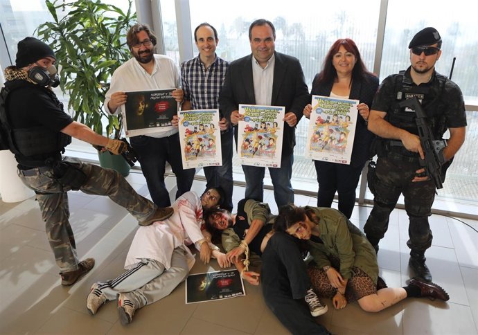 Salón cómic pizarra diputación málaga