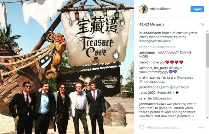 Piratas del Caribe/Twitter