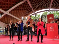 Sánchez pide a sus simpatizantes una victoria "rotunda" para lograr cambios "rotundos" en el PSOE
