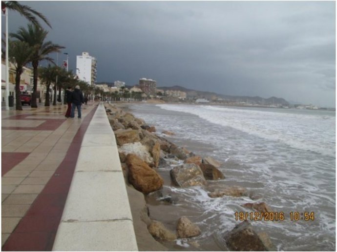 Situación de la playa Carrer La Mar de El Campello