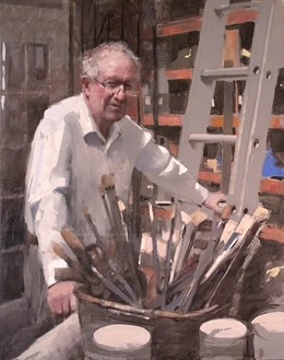 Retrato del pintor Raoul Middleman