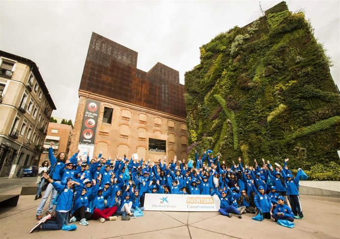 Participantes de la expedición 'Aventura CaixaProinfancia Los Cinco Grandes'
