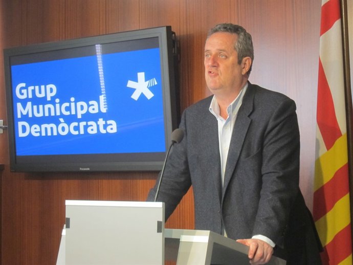 El portaveu del grup Demòcrata a Barcelona, Joaquim Forn