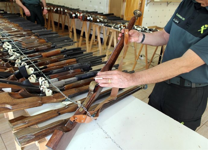 20170512 EXPOSICION SUBASTA ARMAS GUARDIA CIVIL