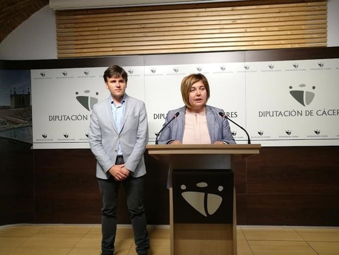 Rosario Cordero, presidenta de la Diputación de Cáceres
