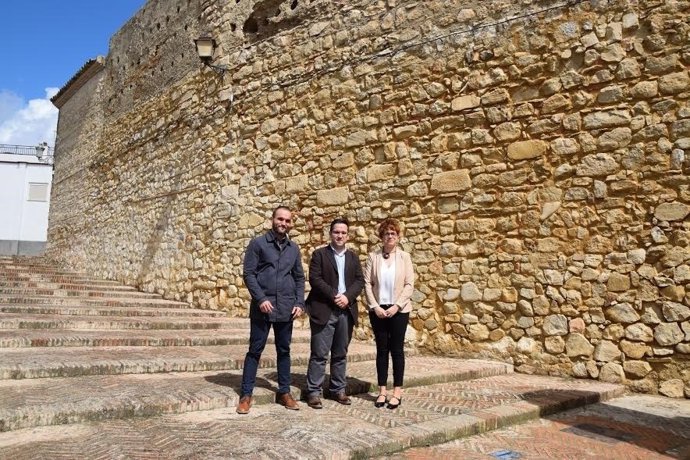 Ruz visita la muralla