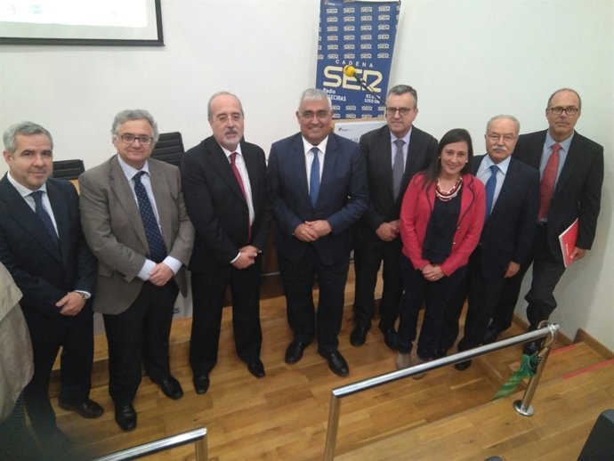 Ramírez de Arellano en Algeciras en unas jornadas de la SER