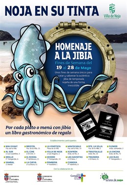 Cartel Noja en su tinta