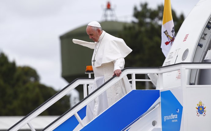El Papa Francisco llega a Portugal