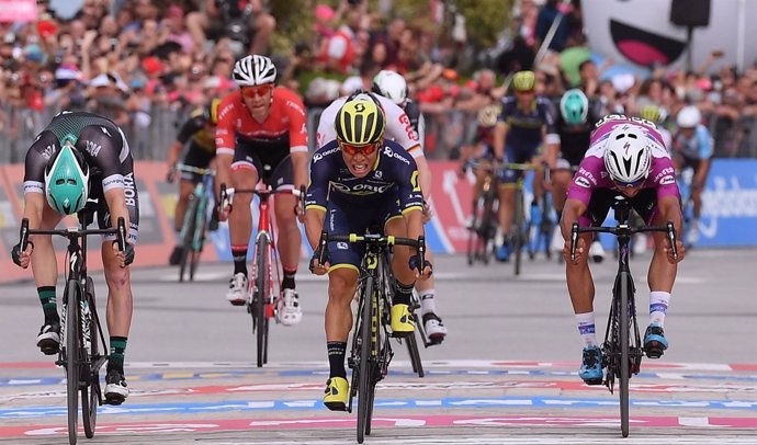 Caleb Ewan en el Giro de Italia