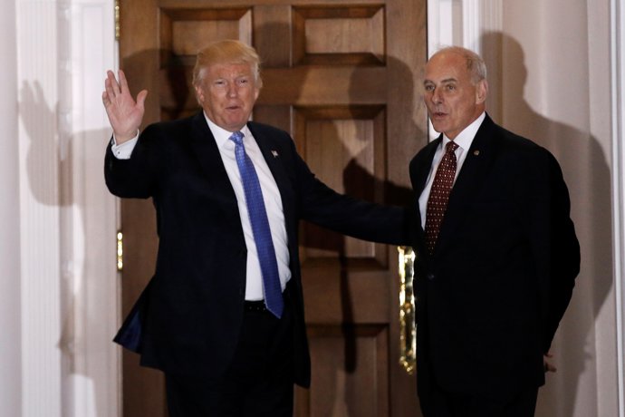 Donald Trump y John Kelly