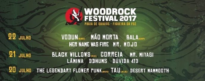 Cartel del Woodrock Festival 2017