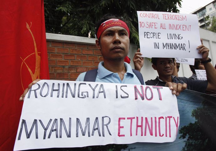 Budista contra rohingya en Birmania