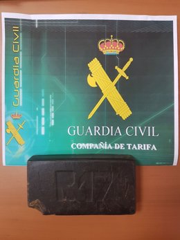 Droga intervenida por la Guardia Civil en Tarifa