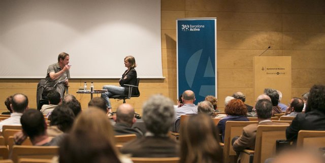 El economista Guy Standing en Barcelona Activa