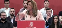 Susana Díaz, que quiere ser la secretaria general "de todos los socialistas", no dejará "que nadie arrodille al PSOE"