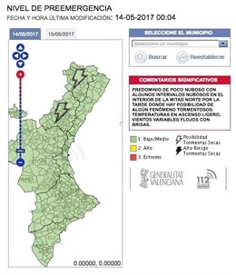 Remite el peligro de incendios este domingo