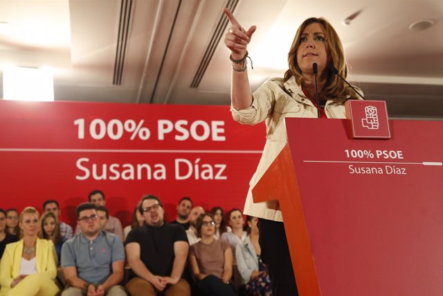 Susana Díaz, en un acto en Granada