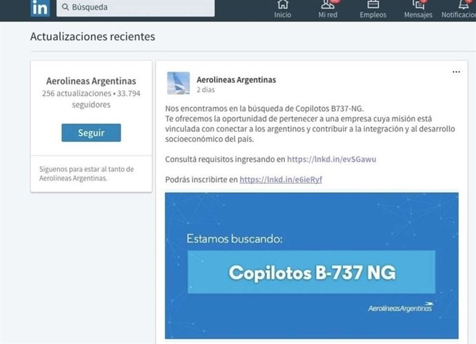 Aerolineas argentinas