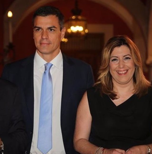 Pedro Sánchez y Susana Díaz en los Desayunos de Europa Press