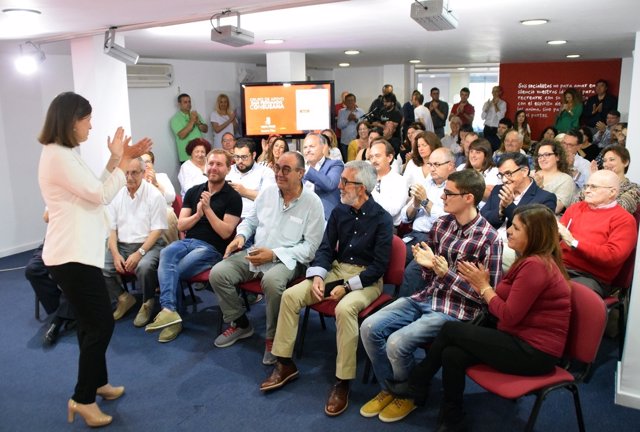 Reunión de grupo de apoyo a Susana Díaz en San Fernando (Cádiz)