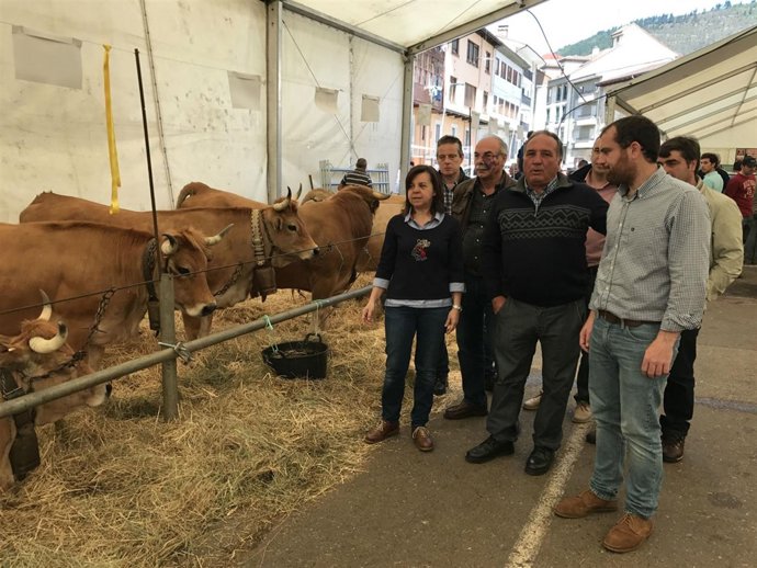María Jesús Álvarez, en Infiesto