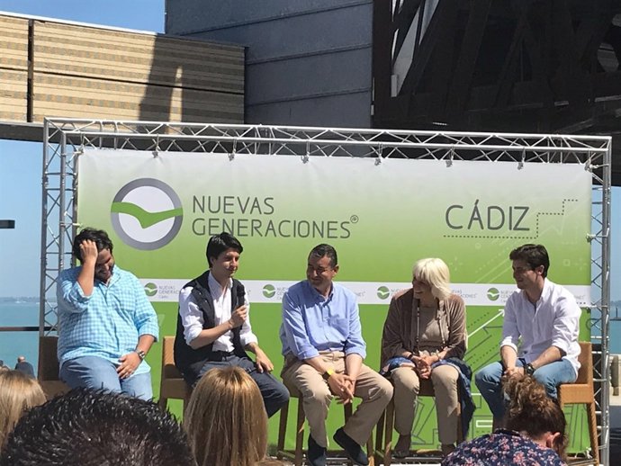 Acto de NNGG en Cádiz